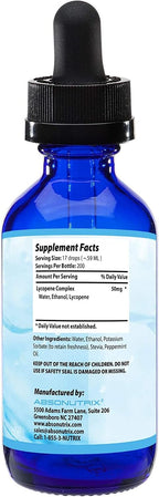 Complejo de Licopeno 50 mg - Absonutrix - 118 ml (4 oz) - 200 porciones
