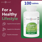 GeriCare Vitamina C 1000 mg – Alta Potencia – 100 Comprimidos