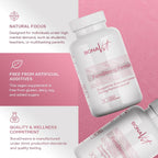 Bonavit FemStrong - Complemento Natural para el Bienestar Femenino - Equilibrio Hormonal - 30 Comprimidos Veganos