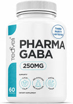 Teaveli Pharma GABA 250mg - Suplemento de GABA de Alta Absorción - 60 Cápsulas