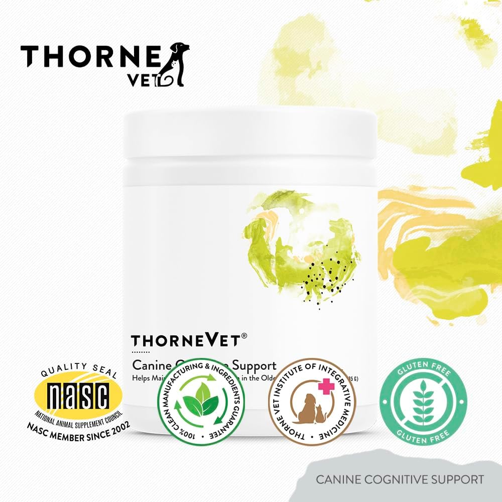 ThorneVet Canine Cognitive Support Powder - Apoyo Cognitivo para Perros Mayores (90 Dosis)