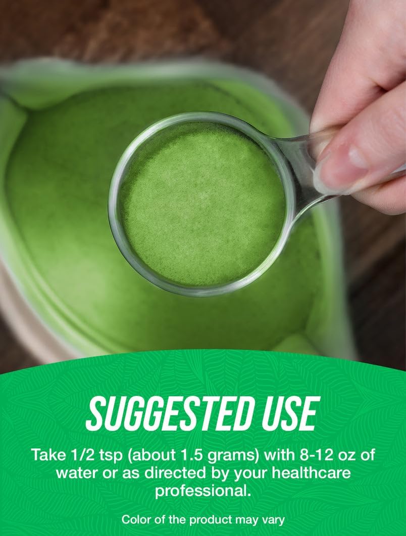 Polvo de Hierba de Trigo Orgánico - Superalimento en Polvo - Vegano y Sin Gluten - 100g (3.5 oz)