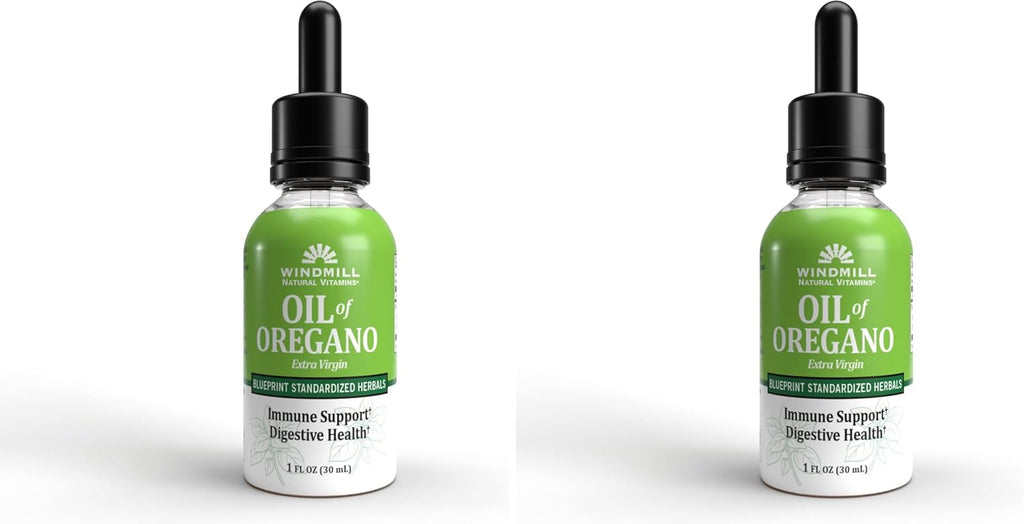 Windmill Aceite de Orégano, Suplemento Herbal, Apoyo Inmunitario y Digestivo, 30 ml