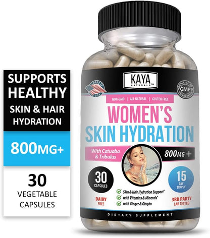 Kaya Naturals Vitaminas de Hidratación para – Vitamina A: Contribuye al mantenimiento de la piel en condiciones – Image 5