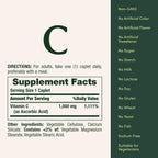 Nature's Bounty Vitamina C, 1000 mg, 100 Caplets (Pack de 3)