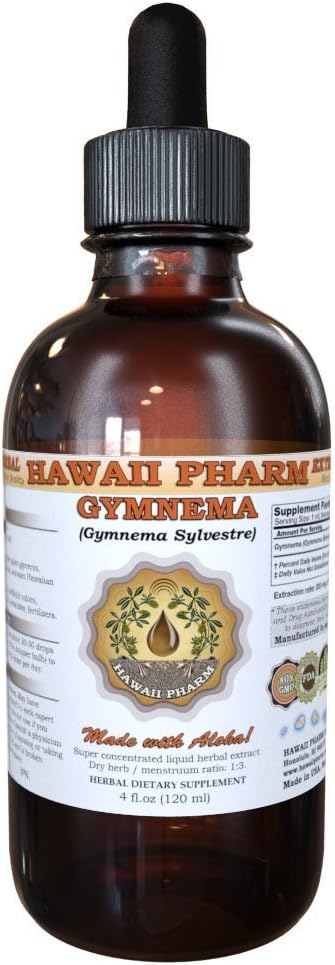 Hawaii Pharm Gymnema Extracto Líquido Tintura 4 Oz (120ml)