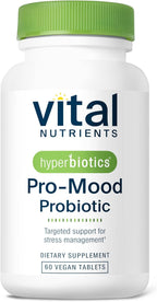 Hyperbiotics Pro Mood Probiotic con L-teanina - 60 Cápsulas Veganas