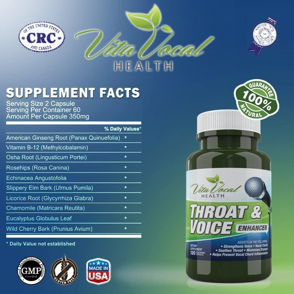 VitaVocal Throat & Voice Enhancer – Complemento para la Voz