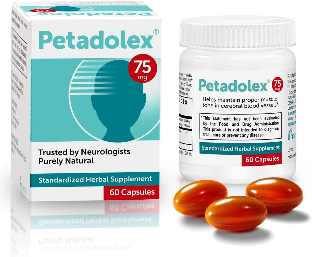 Petadolex – Butterbur Root Extract PA-Free, 75 mg, 60 Capsules