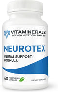 Vitaminerals® 119 Neurotex™ | Apoyo al Sistema Nervioso y Alivio del Estrés | Mente Tranquila | Estado de Ánimo Positivo | 60 Cápsulas Vegetarianas