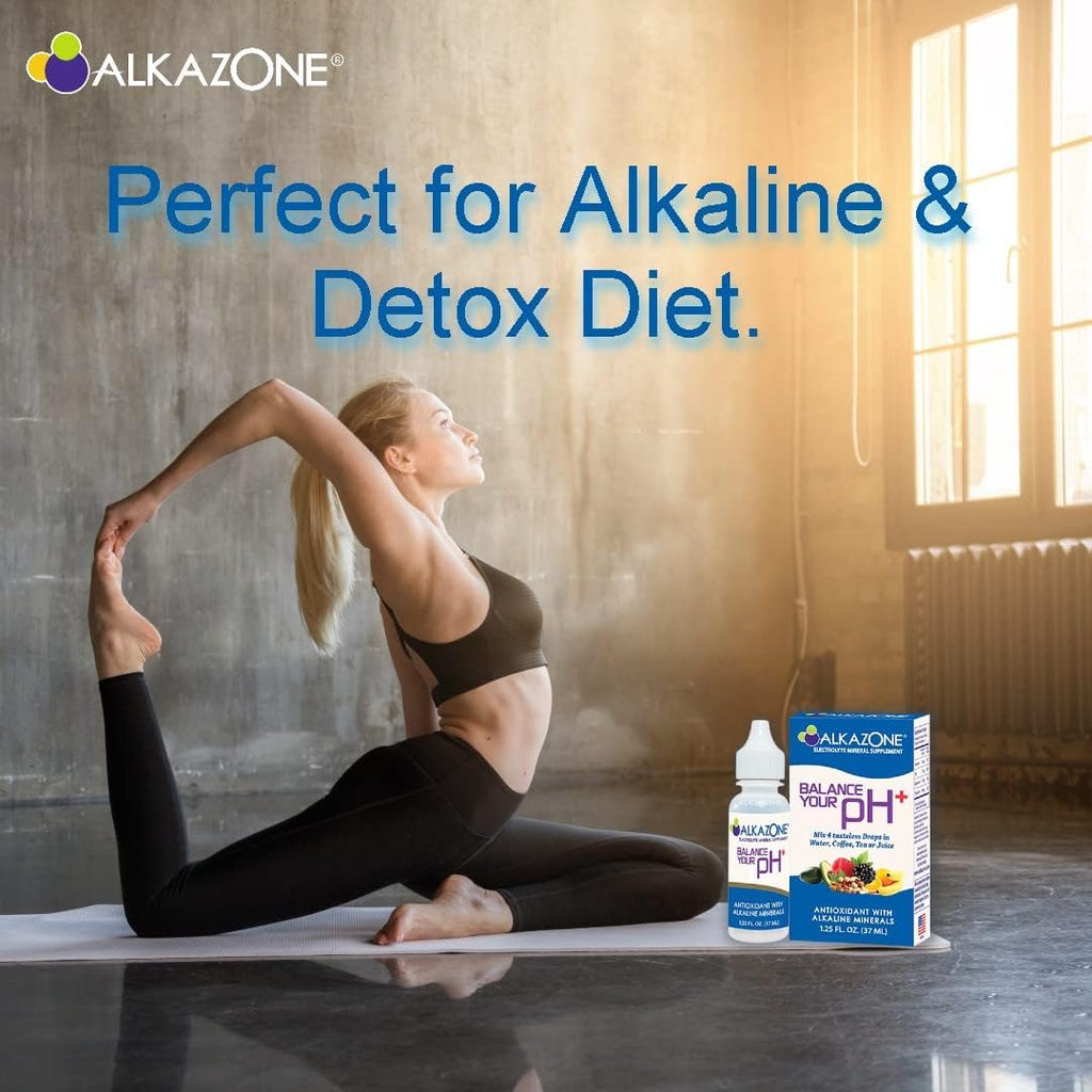 Alkazone Alkaline Mineral Drops - Help Balance Your pH with Antioxidants