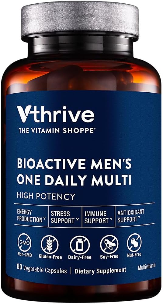 Vthrive Bioactive Multivitamínico para Hombres - Dosis Única Diaria (60 Cápsulas Vegetales)