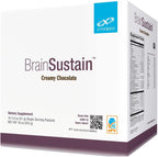 XYMOGEN BrainSustain - 19 g Pea & Rice Protein - Support Brain Health & Function - Gluten-Free, Dairy-Free & Non-GMO - Creamy Chocolate Flavor - 10 Servings