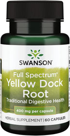 Swanson Raíz de Ruibarbo Full Spectrum 400 mg - 60 Cápsulas
