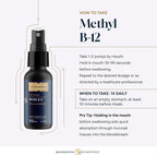 Quicksilver Scientific Methyl B12-1000mcg - Vitamina B12 como Metilcobalamina Liposomal (30ml, 90 dosis)