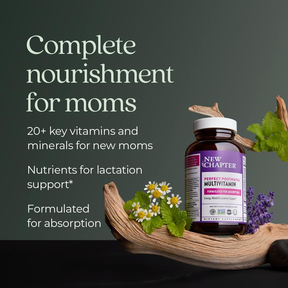 New Chapter Postnatal Multivitamin for Lactation - 96 Tablets