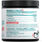 PET LOL Taurina para Perros con L-Carnitina y CoQ10, 120 Comprimidos Masticables