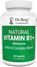 Dr. Berg Complejo de Vitaminas B1, B6, B12 con Allithiamine - 60 Cápsulas