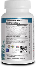 Essential Source TriActive Biotics for Men - Probiótico en Cápsulas, 30 mil millones UFC con Prebióticos y Espirulina Azul, Sin Conservación en Frío, Sin Alérgenos, 30 Cápsulas