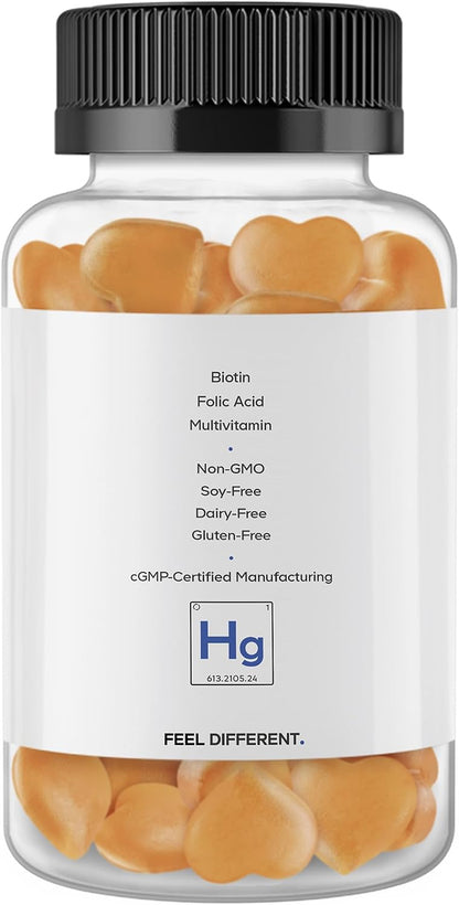 Codeage Hair Gummies - Biotina 5000 mcg - – La biotina contribuye al mantenimiento del cabello en condiciones – Image 9