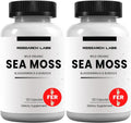 Research Labs Cápsulas Orgánicas de Musgo Marino Irlandés con Bladderwrack y Bardana - 240 Cápsulas