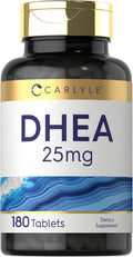 Carlyle DHEA 25 mg 180 Comprimidos | Suplemento para Mujeres y Hombres