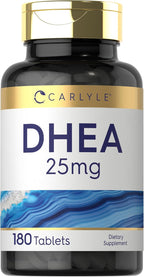 Carlyle DHEA 25 mg 180 Comprimidos | Suplemento para Mujeres y Hombres