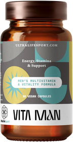 Ultra Life Sport VITA Man - Multivitamínico Premium para Hombres - 30 Cápsulas