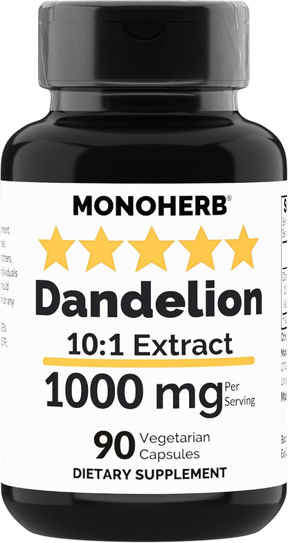 Extracto de Diente de León 10:1 - 1000 mg por ración - 45 cápsulas vegetales – Image 1
