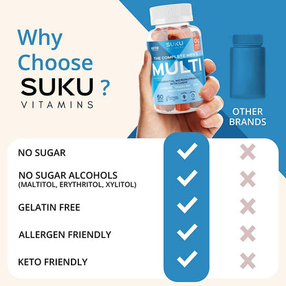 SUKU Multivitamínico Diario para Hombres en – Licopeno: Un carotenoide con acción antioxidante que puede – Image 8