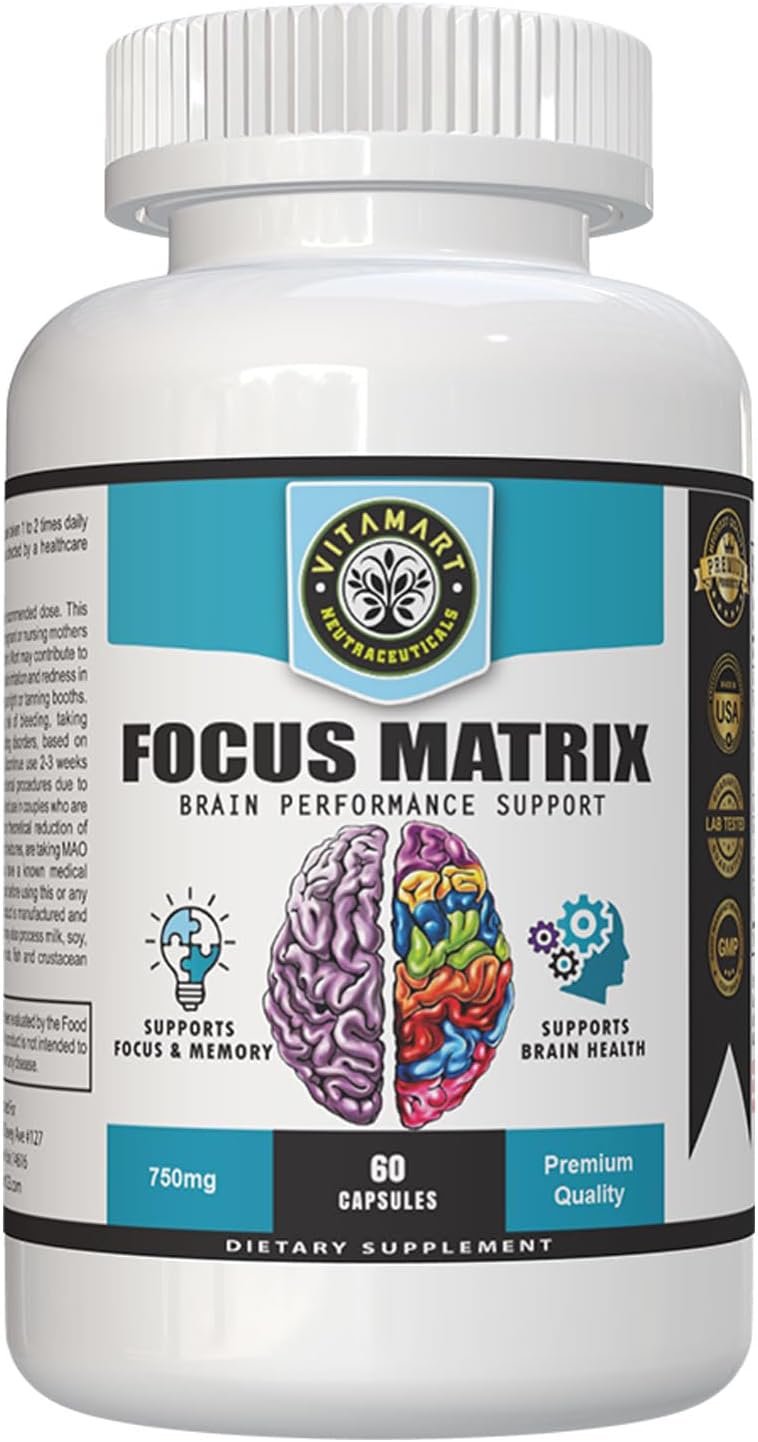 Focus Matrix – Suplemento para la Salud Cerebral, Memoria y Concentración