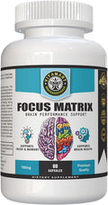 Focus Matrix – Suplemento para la Salud Cerebral, Memoria y Concentración