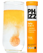 Phizz Electrolyte Multivitamin Rehydration Tablets - 19 Vitaminas y Minerales, Naranja (20 Comprimidos)