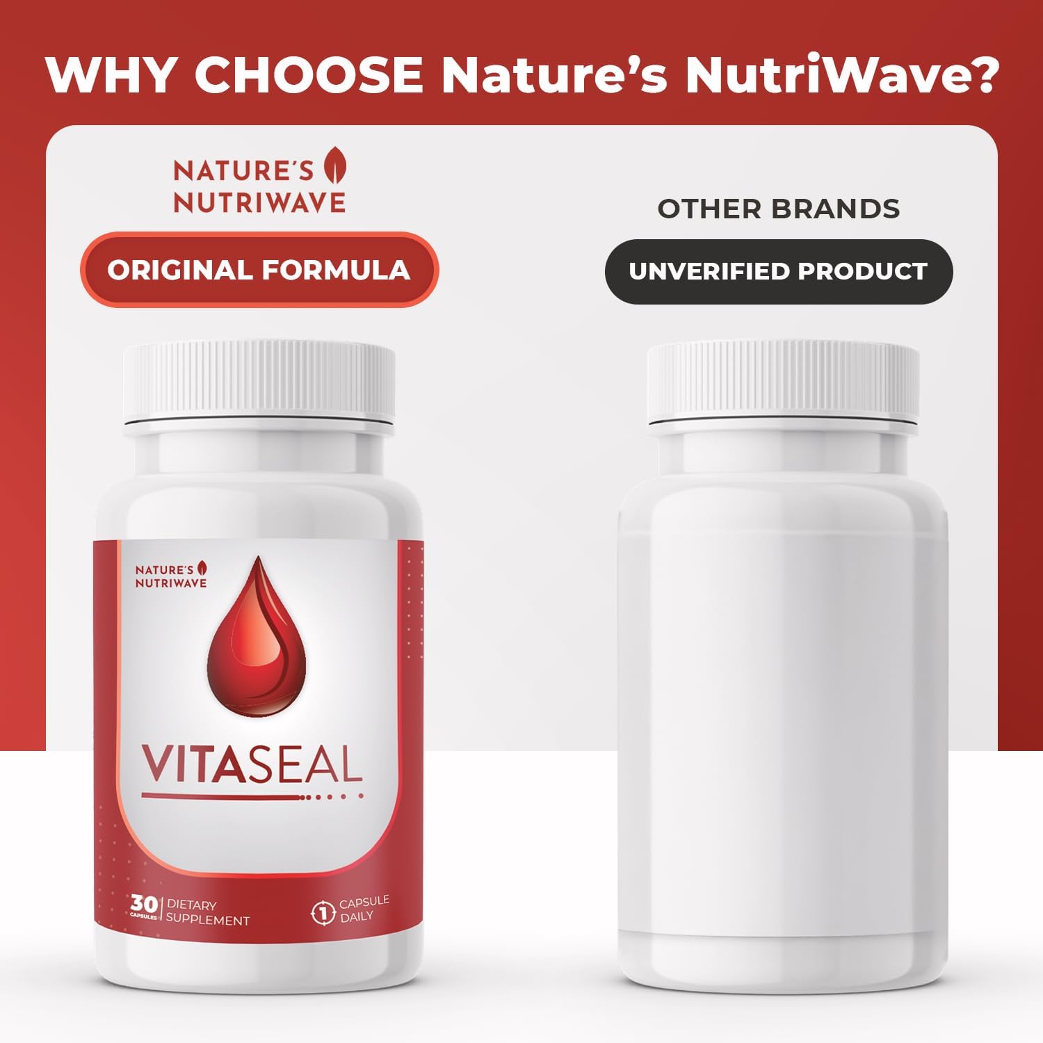 Vitaseal – Suplemento con Botánicos, Vitaminas C y E y Minerales (30 Cápsulas)