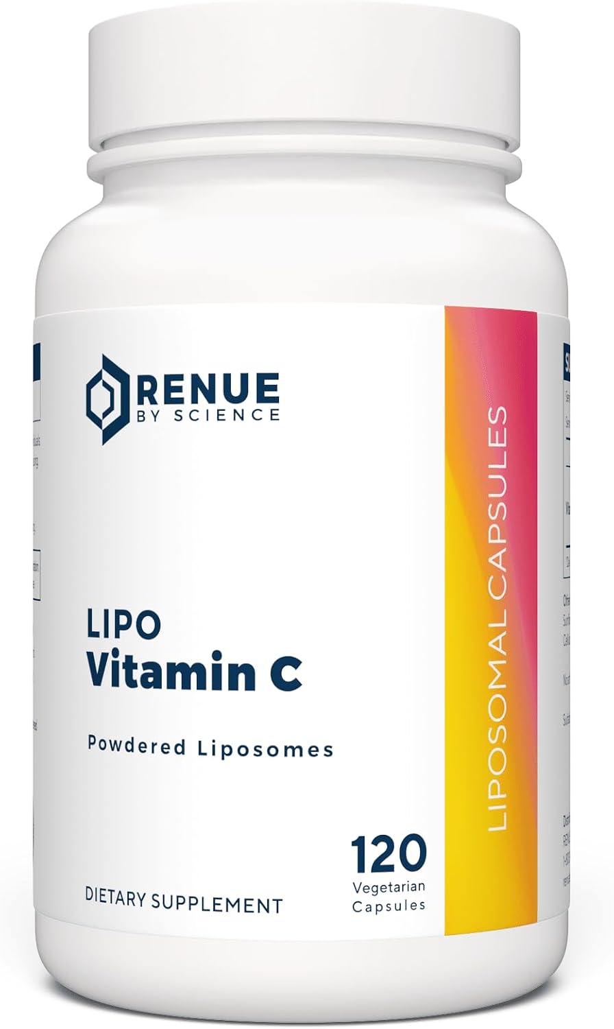 Vitamina C Liposomal de Alta Concentración | 120 Cápsulas | 1000 mg por Ración | Renue By Science