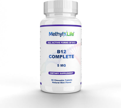 Methyl-Life® B12 Complete – 5000 mcg – Funcionamiento normal del sistema inmunitario: Ayuda a mantener las – Image 5
