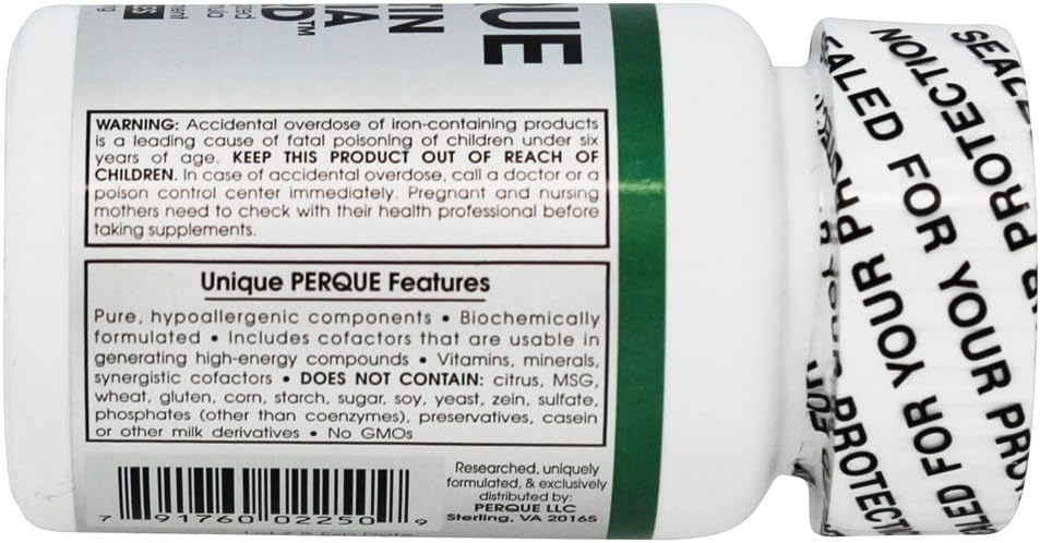 Perque Hematin Anemia Guard, 100 Comprimidos