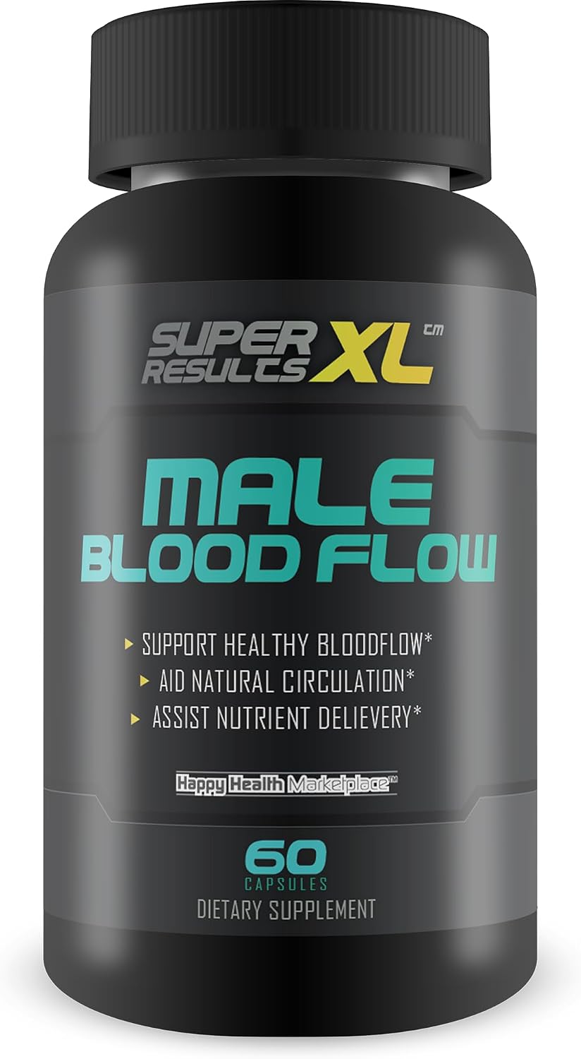 Super Results XL - Suplemento de Circulación Sanguínea para Hombres con L-arginina
