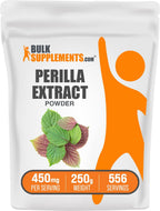 BulkSupplements.com Extracto de Perilla Frutescens - Suplemento Herbal Vegano y Sin Gluten, 450mg por Ración, 250g