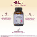 Barlowe's Herbal Elixirs Extracto de Albizia Julibrissin 10:1 – 600 mg, 60 Cápsulas Vegetales