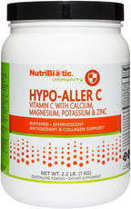 NutriBiotic Hypo-Aller C Polvo Vitamina C y Minerales, 2.2 Lb