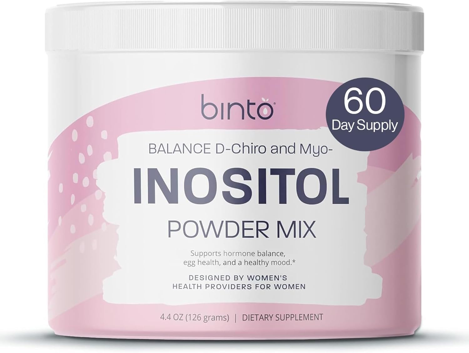 Binto Inositol Powder Mix | 60 Días | Ratio 40:1 Myo y D-Chiro Inositol | Sin Conservantes