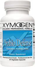 XYMOGEN Probio Defense - Daily Probiotic for GI Balance - Immune Support and Gut Health - 10 Billion CFU - Lactobacillus Rhamnosus, Zinc & Selenium - Gluten-Free & Non-GMO - 84 Capsules
