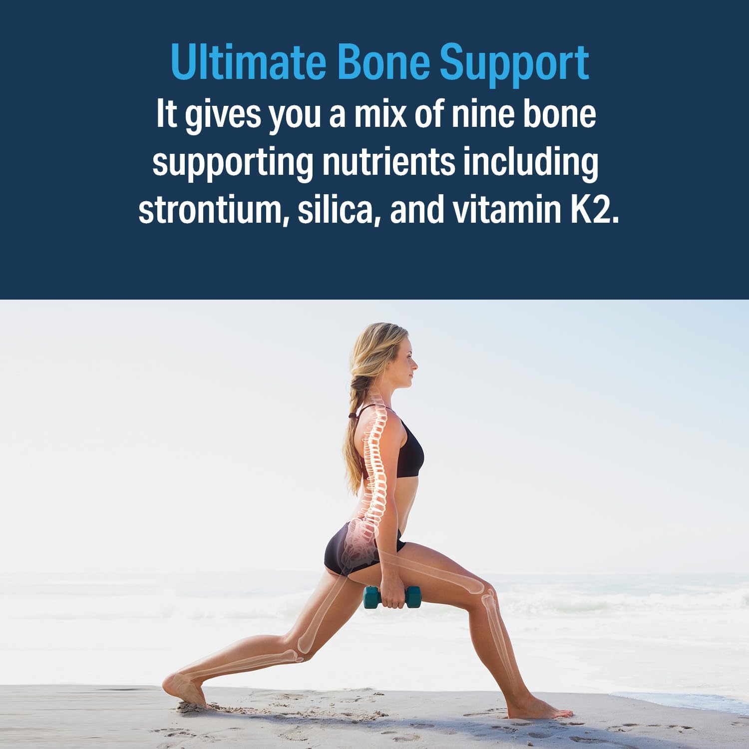Advanced Bionutritionals Ultimate Bone Support - Suplemento para la Salud Ósea (60 Comprimidos)