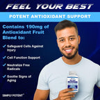 Simply Potent Multivitamínico Diario para Hombres | 35 Vitaminas, Minerales y Antioxidantes | 60 Comprimidos