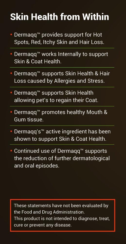 Dermaqq Ubiquinol para Perros y Gatos – CoQ10 para la Salud de la Piel, Puntos Calientes y Caída del Pelo (2 Cajas de 100 mg en Cápsulas Blandas)