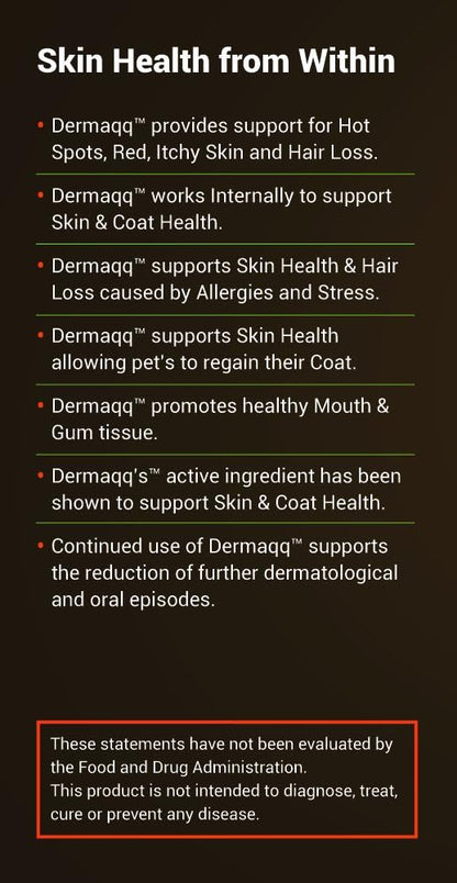 Dermaqq Ubiquinol para Perros y Gatos – – Piel más calmada: La acción antioxidante del ubiquinol puede ayudar a – Image 3