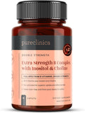 pureclinica Extra Strength B Complex con Inositol y Colina - 90 Comprimidos