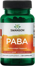 Swanson PABA - 120 Cápsulas de 5 mg