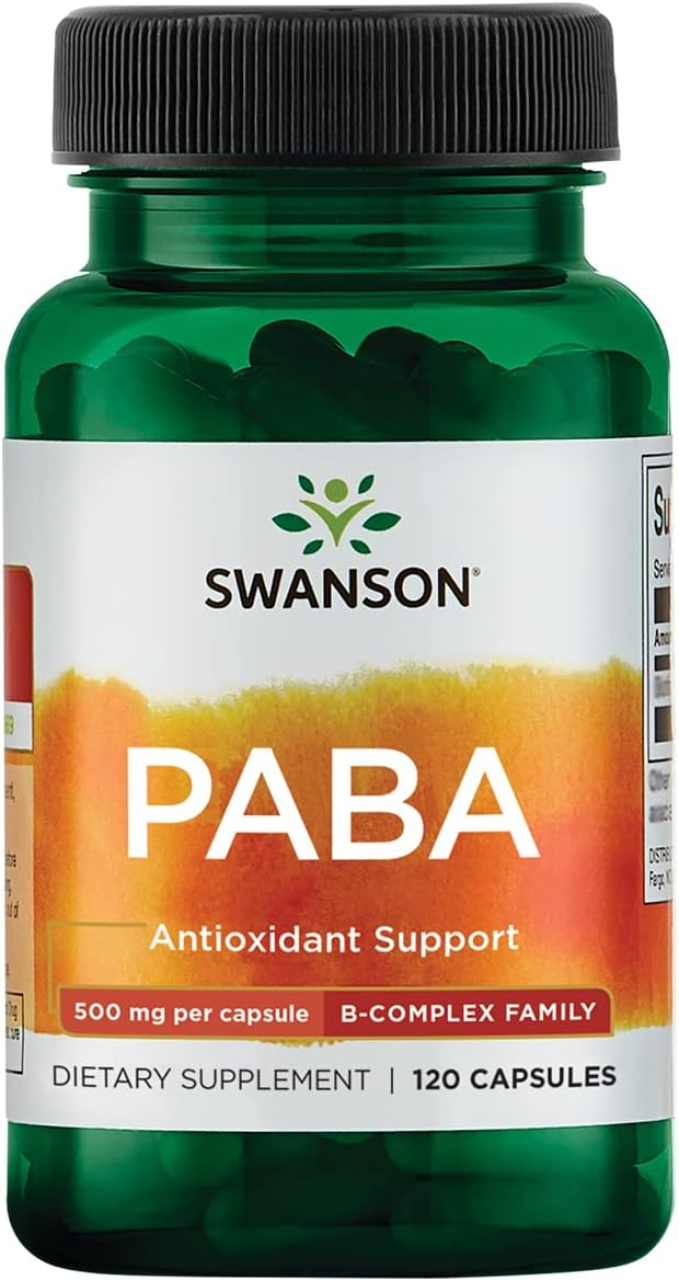 Swanson PABA - 120 Cápsulas de 5 mg